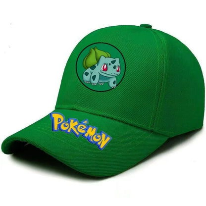 Gengar Pikachu Pokemon Printed Duckbill Hat Adjustable Baseball Cap for Anime Fans Cosplay Lovers Travel Sports Casual Wear