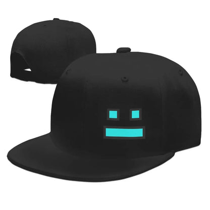Videoigra Geometry Dash: bejzbolske kapice Snapback za moške in ženske, nastavljive kapice, hip-hop bejzbolske kapice, casquette