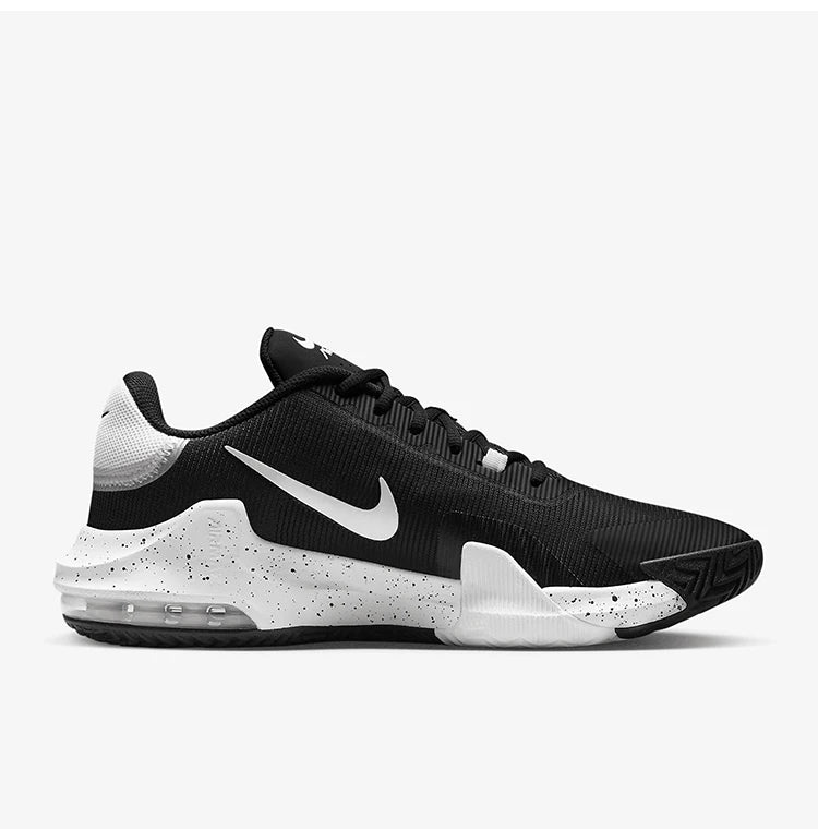 Nike Official Genuine Impact 4 Men's Lace-Up Durable Basketball Shoes DM1124-011