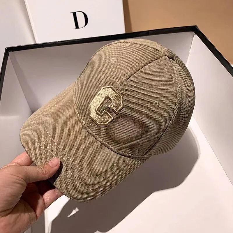 Шапки за мъже Нова бейзболна шапка с бродерия „C“ K-pop мода Шапка „Snapback“ за двойки Шапки за слънце за мъже и жени Chapeau Homme