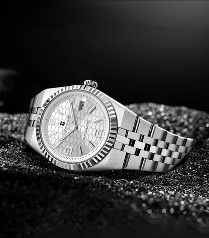 Custom Pilot Watch NH35 Automatic Mechanical Men's Watch Sapphire Crystal Luminous 100M Water Resistant Cushion Case Dive Watch