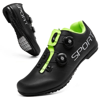 New outdoor rubber soled cycling shoes Breathable and comfortable professional sports rubber cycling shoes