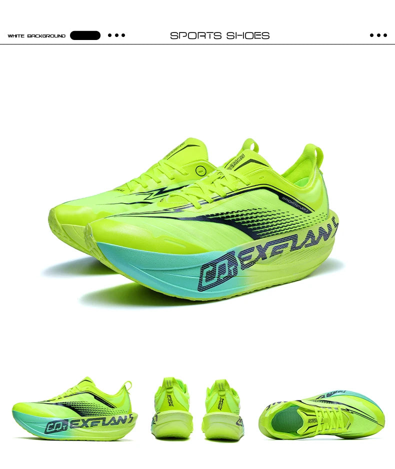 Marathon Men Running Shoes Carbon Board Specialty Sports Breathable Lightweight Women's Comfortable Chunta Athletic Sneakers