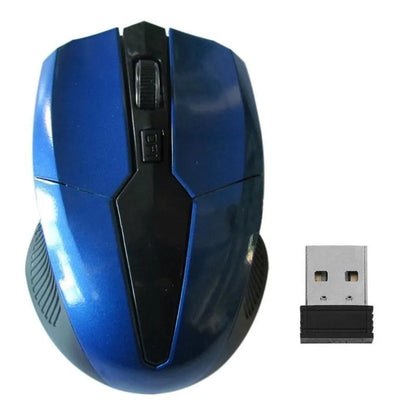 Mouse wireless 2.4Ghz 1200DPI regolabile, mouse ottico da gaming wireless per casa, ufficio, gioco, PC, computer e laptop