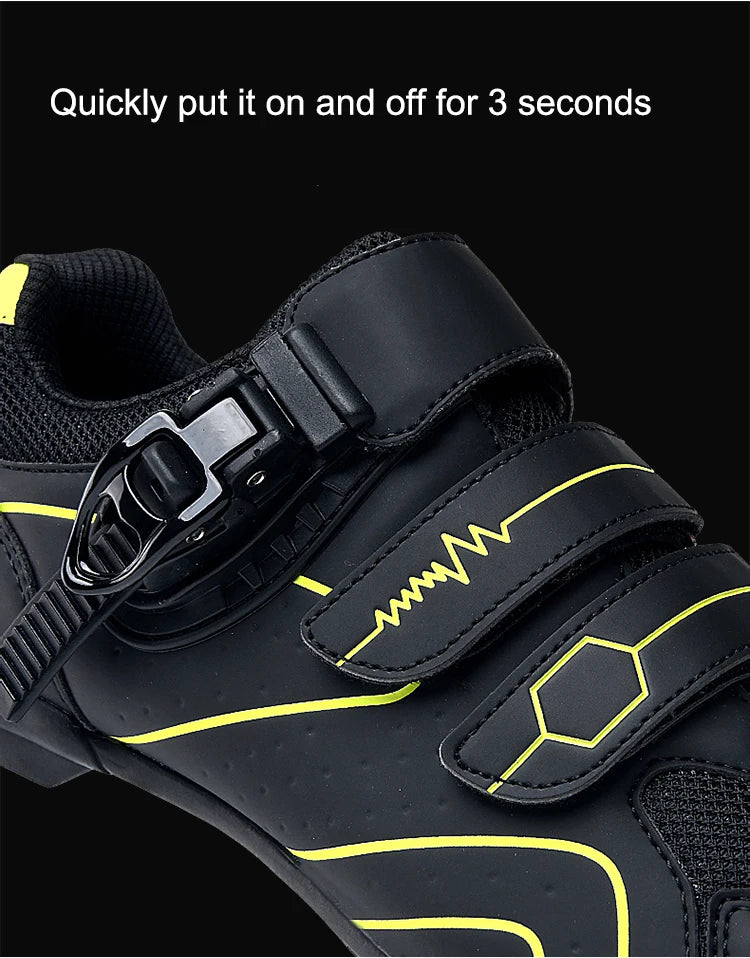New men's cycling sneakers with cleats Speed cycling Shoes for women, rubber soled cycling shoes