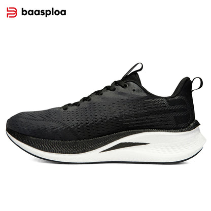 Baasploa Running Shoes Men Carbon Plate Professional Cushioning Anti-Slip Sneaker Female Casual Breathable Jogging Sports Shoes