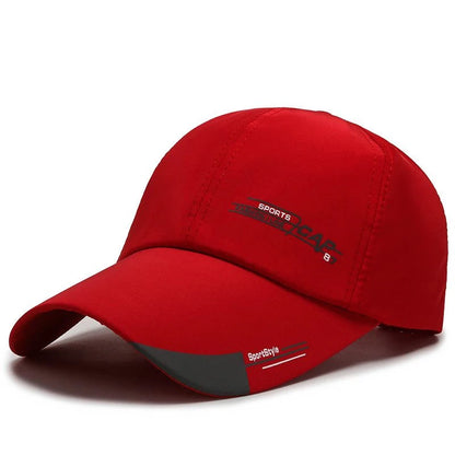 2Pcs/Set Outdoor Men's Baseball Cap Simple Letter Jacquard Duckbill Cap Street Sports Sun Protection Baseball Cap For Unisex