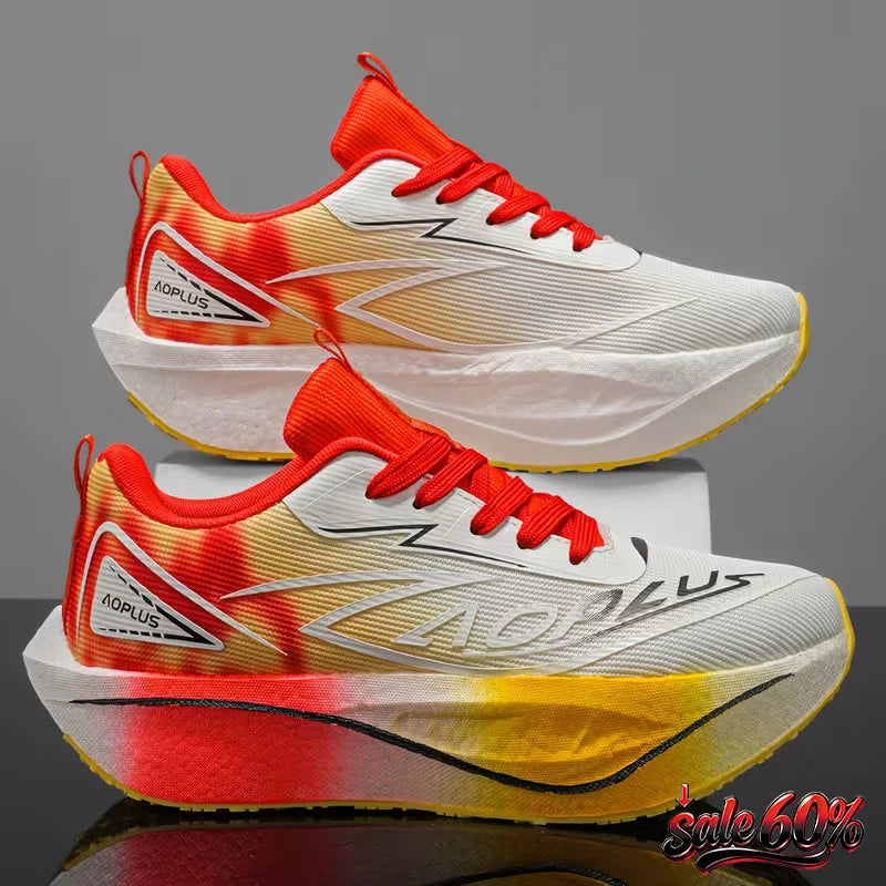 2026 Air Cushion Jogging Running Shoes Carbon Plate Marathon Men's Sports Breathable Lightweight Women's Non-Slip Sneakers