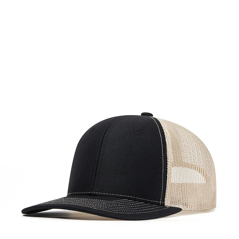 Gorras de camionero de malla en 38 colores para actividades al aire libre, gorras «dad hat» con cierre a presión, gorras de hip hop para hombre y mujer, gorras de béisbol ajustables para niños y niñas