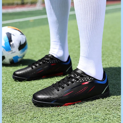 Professional Turf Soccer Shoes Men Cleats Non-Slip Training Football Shoes Boys Artificial Grass Breathable Athletic Soccer Shoes