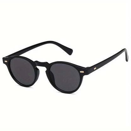 Retro Round Sunglasses Fashion Rice Nail Box Sunglasses For Men And Women Trend Joker Sunglasses