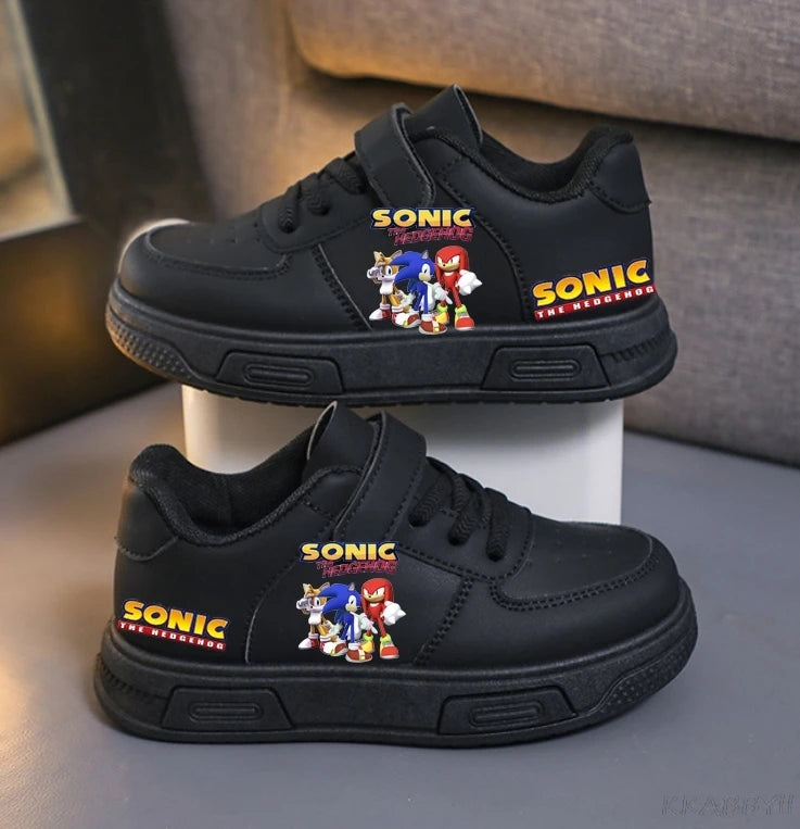 Sonic Students Fashion Casual Shoes Cartoon Anime Print Sneakers Cute Board Shoes Birthday Party Gifts