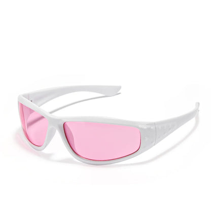 Y2K Sunglasses Men Women Color Hollowed Outdoor Driving UV400 Sunglasses Girls Net Red Hip Hop Gothic Women Sun Glasses 2025 Hot