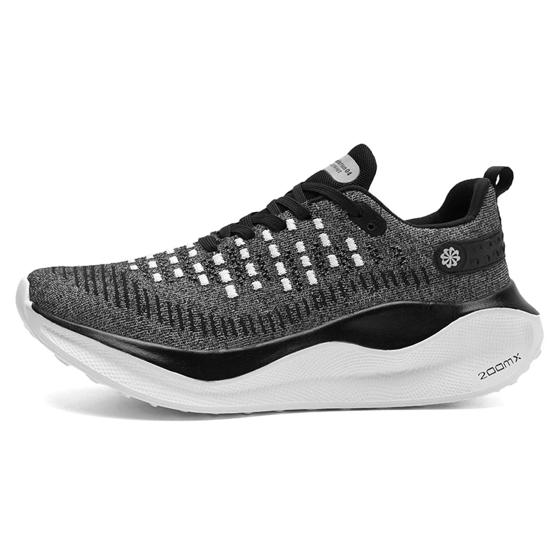 Men's Cushioning Running Shoes EVA Midsole for Shock Absorption Lightweight & Breathable Mesh Sports Sneakers Gym and Walking