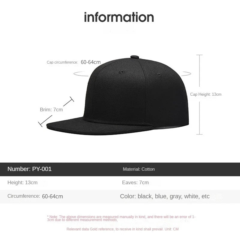 Large 64cm Back Closed Skateboard Cap for Men Fitted Baseball Cap XXL Male Big Size Snapback Caps Plain Football Hat 60cm 62cm