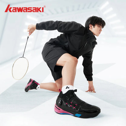 Zapatillas profesionales de bádminton Kawasaki King Series 2.0 para hombre y mujer, deportivas antitorsión originales, zapatillas de tenis para hombre, sneakers A3311