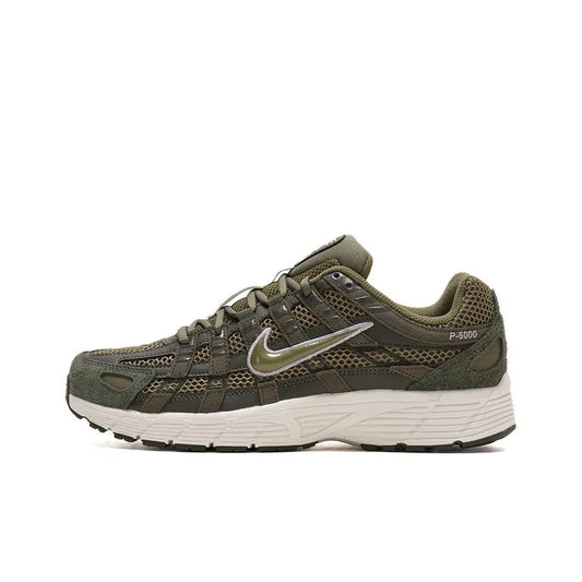 POIZON Nike P 6000 Abrasion Resistant Breathable Low top Casual Running Shoes Men's Green HF0015-301