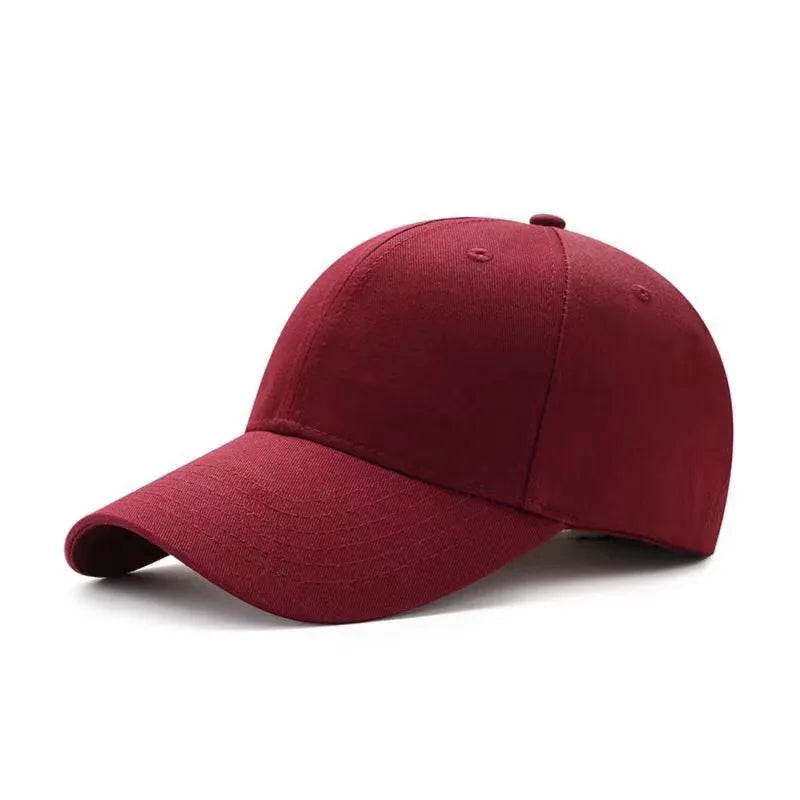 Barve Poletje Jesen Moda Enobarvne Moški Ženske Baseball kapica Adhezivna kapica HipHop Nastavljiva Kul sončna kapica Casquette Gorras Darilo