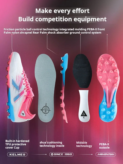 Kelme MG futbolo bateliai vyrams natūraliai ir dirbtinei vejai, profesionalioms varžyboms ir treniruotėms, neslystantys futbolo bateliai