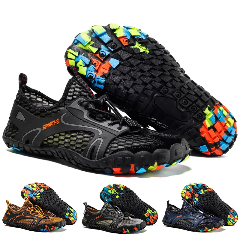 Men Wading Shoes Barefoot Beach Shoes Non-Slip And Wear-Resistant Swimming Upstream Shoes Women Outdoor Water Sports Shoes