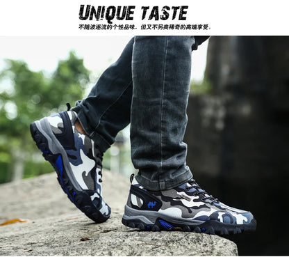 Casual Shoes Men Summer Outdoor Sneakers Women Footwear Trainer Waterproof Camouflage Army Shoe Male Military Shoes Tenis Jeans