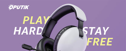 Acinaci BL500 Wireless Gaming Headset 2.4G Bluetooth 5.3 & Wired – Noise-Cancelling Mic, 30H Battery, 50mm Drivers for PC, PS5, PS4