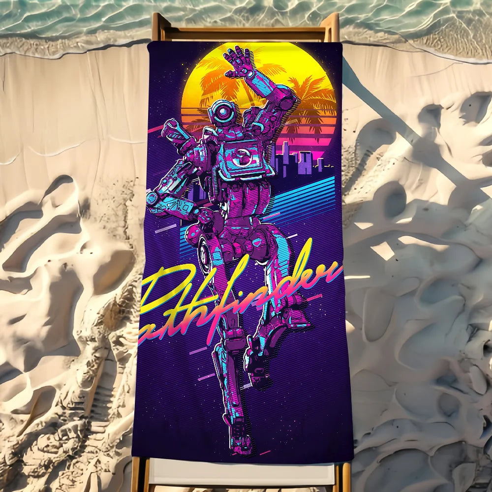 Game Apex Legends Towel Beach Shower Bath Travel Lightweight Skin Friendly for Pool Camping Cruise Summer