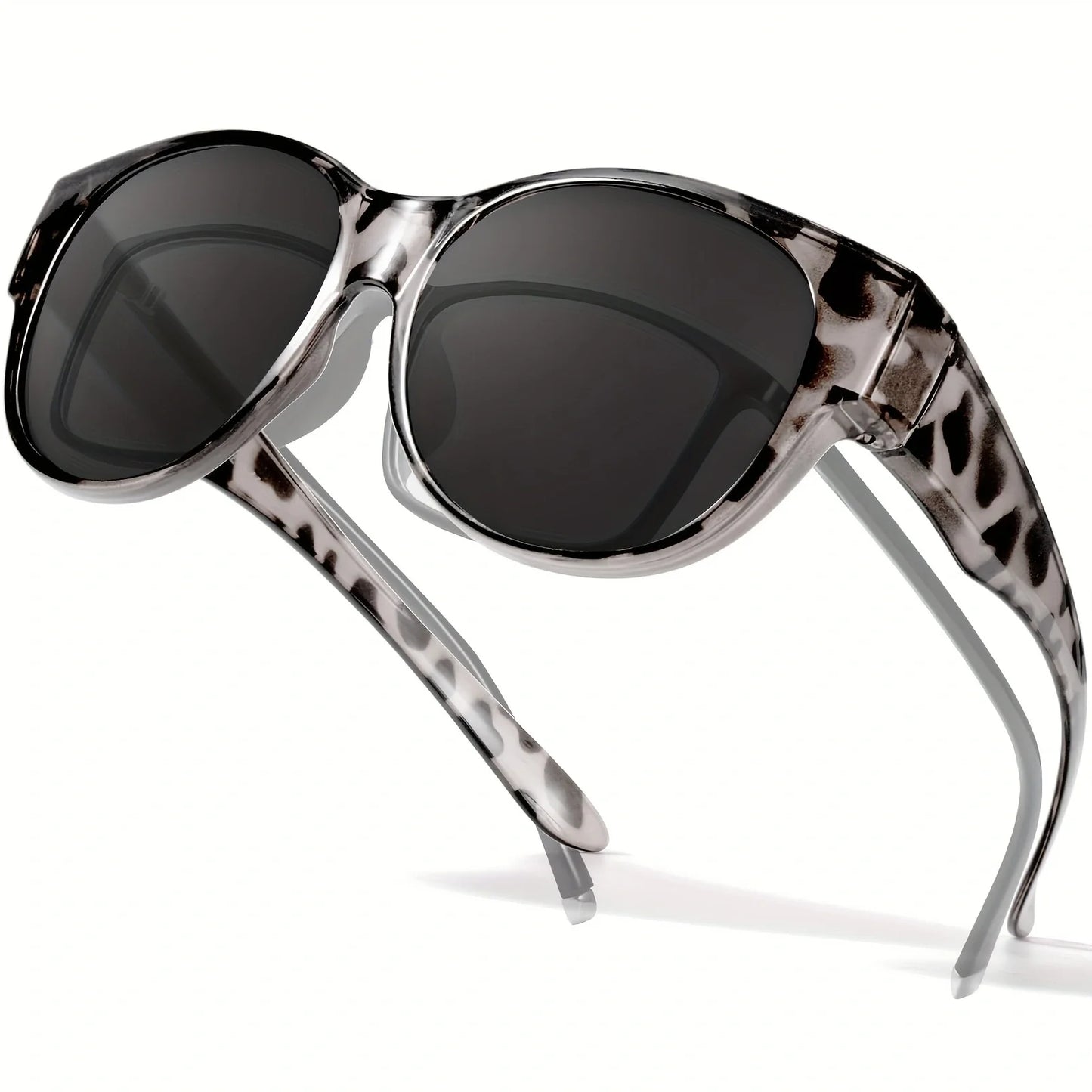 Polarized Sunglasses Fit Over Glasses, Sunglasses for Women to Go Over Glasses Lightweight-SG0179