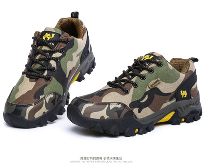 Casual Shoes Men Summer Outdoor Sneakers Women Footwear Trainer Waterproof Camouflage Army Shoe Male Military Shoes Tenis Jeans