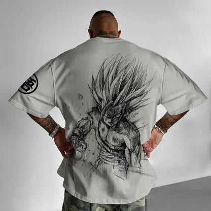 Dragon Ball Z T-Shirt – Reine Baumwolle, atmungsaktiv & elastisch | Bequem & stilvoll | Ideal für Anime-Fans