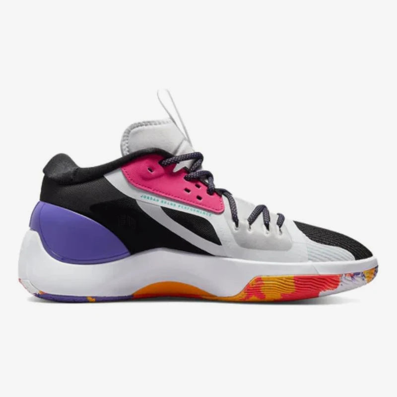Nike genuine JORDAN men's comfortable shock-absorbing mid top practical basketball shoes DH0248-130
