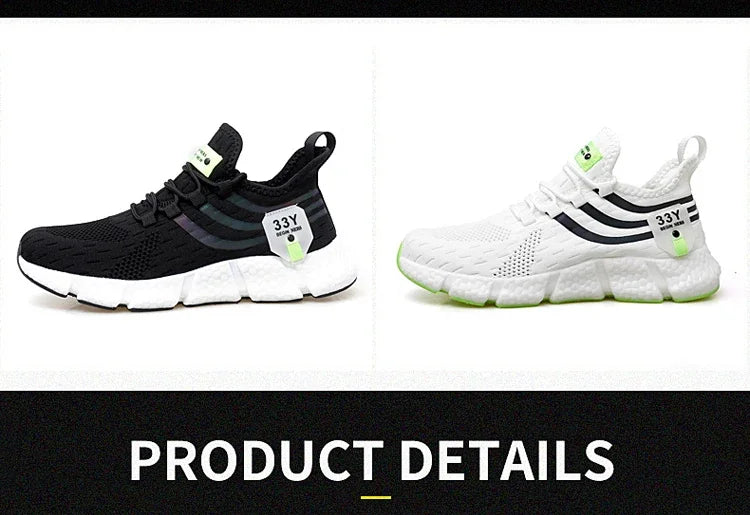 Modne, oddychające, codzienne męskie buty sportowe na wiosnę i jesień – Tenis Masculino, Zapatillas Hombre, modne buty do biegania