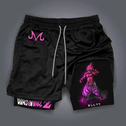 2026 Dragon Ball Anime Men's Shorts Sportswear Quick Dry Gym Pants Double-layer 2 in 1 Shorts Y2k Summer Breathable Streetwear