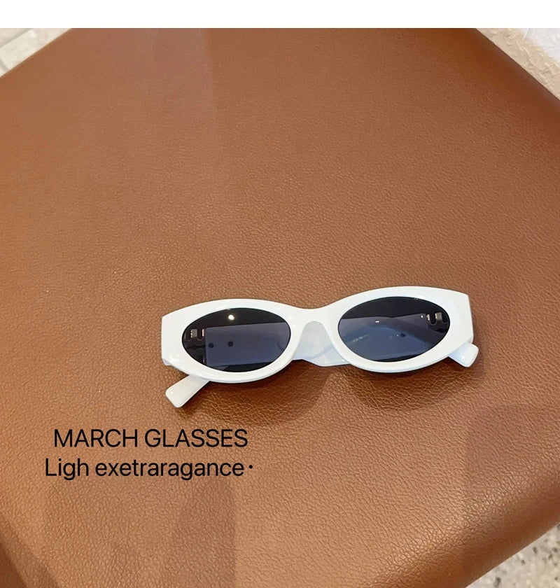 Moderne ovale solbriller til kvinder og mænd – trendy og cool solbriller til damer – Street Shot – retro – premium briller – Gafas De Sol – UV400