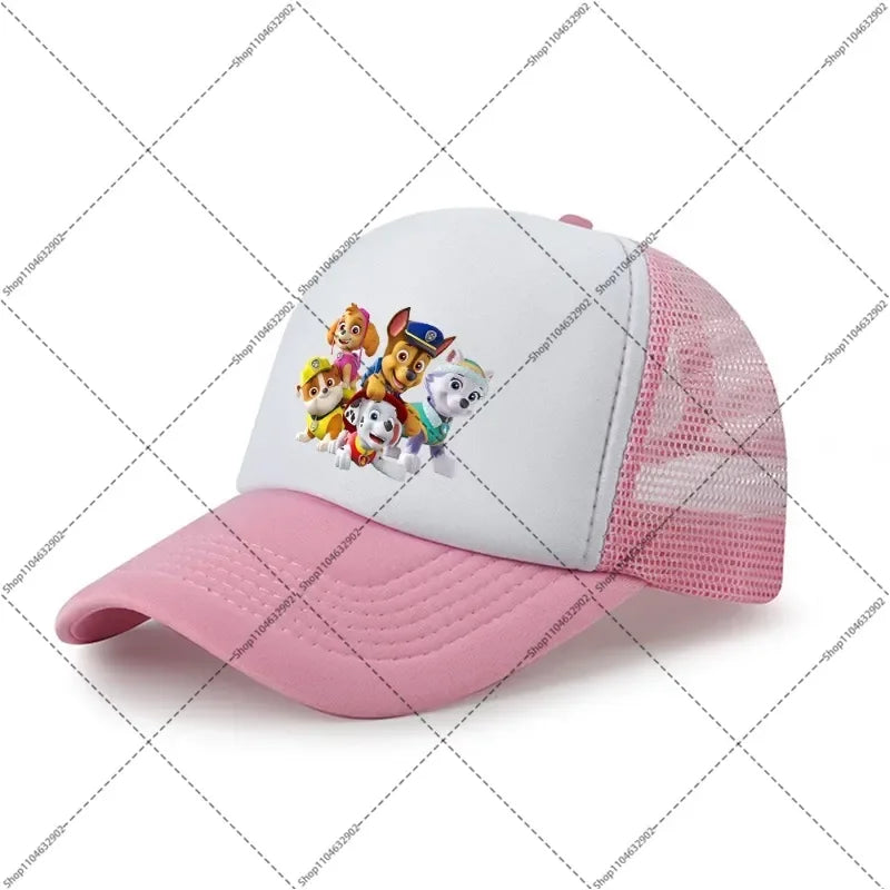 Paw Patrol baseballkasket med Skye Chase-mønster i tegneserie- og anime-stil – unisex-kasketter, sommermode, solhatte, fødselsdagsgaver