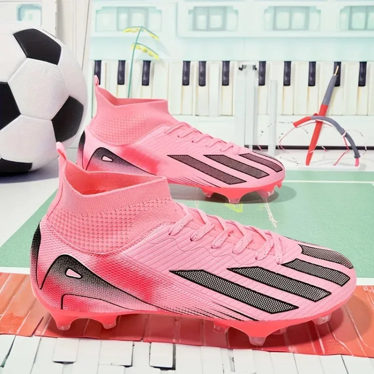 New Men's Football Boots Adult's Soccer Field Shoes Teenager's Sports Cleats Outdoor Grass Training Boots High Quality Sneakers