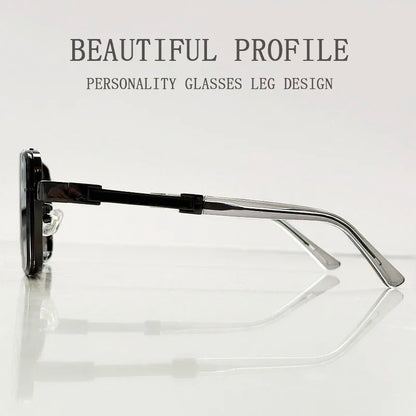 2025 Square Sunglass Men Luxury Vintage Sunglasses Women Trendy Retro Fashion Glasses Gafas De Sol Hombre Lunette Soleil Femme