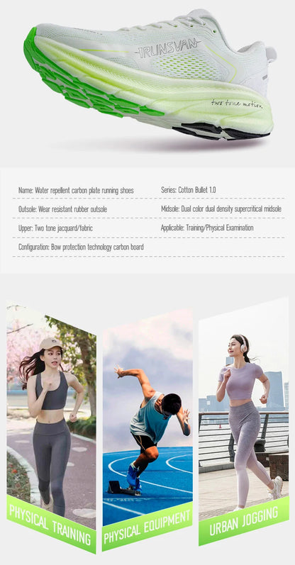 IRUNSVAN New Carbon Plate Marathon Running Shoes Lightweight Shock-Absorbing And Suitable For Men's Sports Shoes