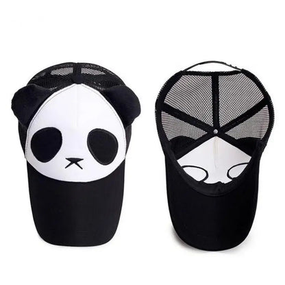 Søde sommer-baseballkasketter med panda-motiv til mænd og kvinder – bomulds-hiphop-snapback-kasketter med solbeskyttelse til drenge og piger – udendørs gorras – dropshipping
