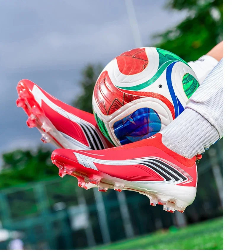 Nouvelles chaussures de football pour hommes, chaussures de football de haute qualité pour l'entraînement, crampons pour terrain gazonné, baskets très vendues, chaussures de futsal pour matchs en salle, antidérapantes po