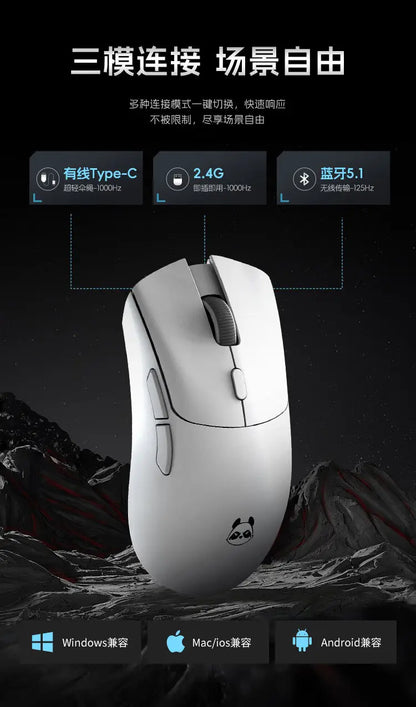 Metaphyuni Metapanda P1 Wireless Mouse P1 Pro Max Paw3395L Ow Latency Lightweight E-Sports Gaming Mouse Ergonomics Pc Gamer Gift