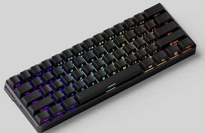 Teclado mecânico Akko MonsGeek FUN60 com interruptores magnéticos 60% Gaming Keyboards Rapid Trigger 0.01mm 8K ARGB HE/TMR personalizado