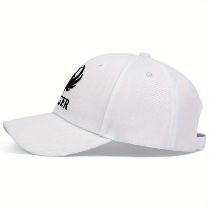 Czapki baseballowe unisex RUGER z haftem literowym – wiosenne i jesienne czapki na świeżym powietrzu, regulowane czapki codzienne, czapki chroniące przed słońcem, czapki sportowe