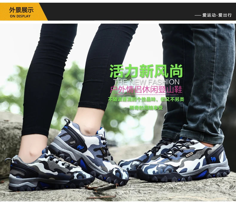 Casual Shoes Men Summer Outdoor Sneakers Women Footwear Trainer Waterproof Camouflage Army Shoe Male Military Shoes Tenis Jeans