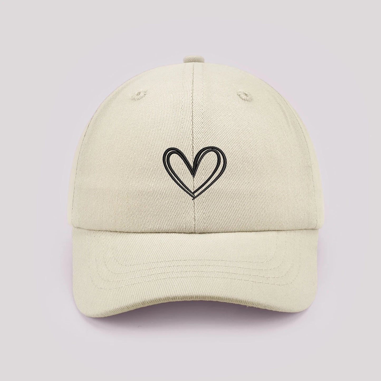 Cartoon heart-shaped Baby Baseball Cap Cute Solid Color Toddler Sun Hat with Ears Summer Adjustable Kids Boy Girl Peaked Cap ﻿