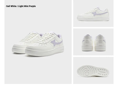Xtep White Sneakers Women 2026 Spring Couples Versatile Trendy Casual Thick-soled Heightening Sports Shoes 874118319851
