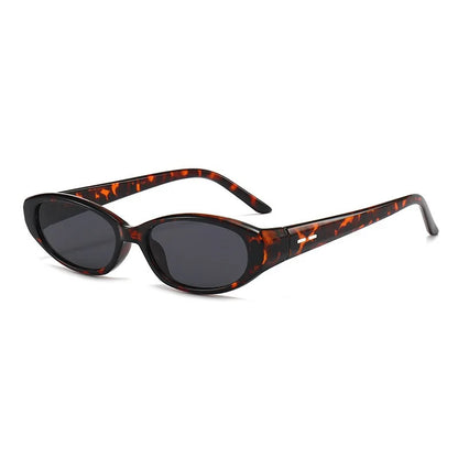 Retro Oval Sunglasses for Women Men Chic Cat Eye Y2K Designer UV400 Sun Glasses Outdoor Sports Eyewear Hiking Cycling Shades