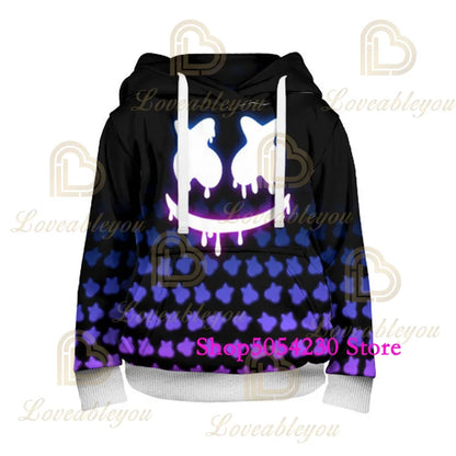 3D-gedruckter Llama Fortnite Hoodie Battle Royale Cartoon-Sweatshirt für Herren und Damen, Game-Hero-Kapuzenpullover für Teenager