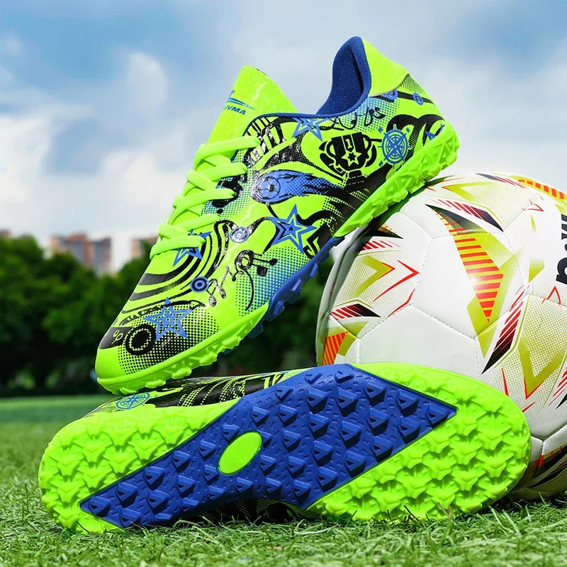 Nouvelles chaussures de football pour hommes et garçons, chaussures de football originales TF/AG, chaussures de football professionnelles pour terrain intérieur, crampons de football, baskets antidérapantes.