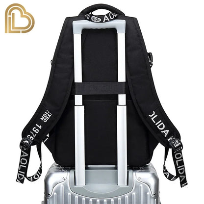 Red Jade F-Fortnited Battle Royale Backpack with USB Charging Anime Figures Study Stationery Compartment for Students Mochila